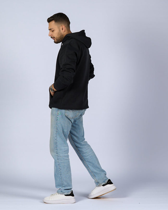 Basic - Black | Unisex Adult Hoodie - Basic Hoodie - Unisex - Jobedu Jordan