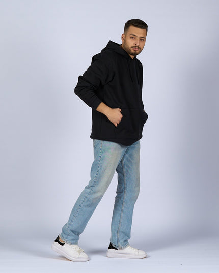 Basic - Black | Unisex Adult Hoodie - Basic Hoodie - Unisex - Jobedu Jordan