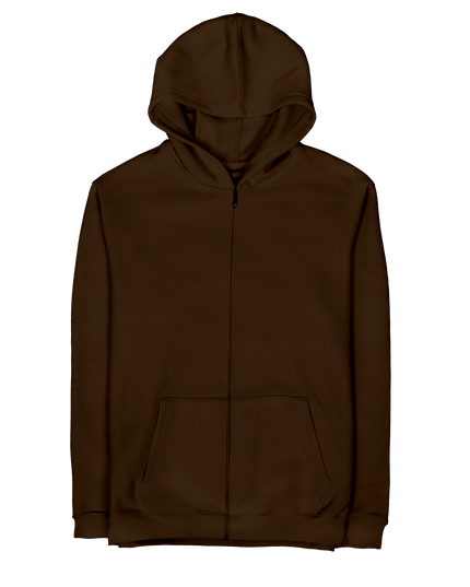 Basic - Blackmend Brown | Unisex Adult Zipup - Basic Zipup - Unisex - Jobedu Jordan
