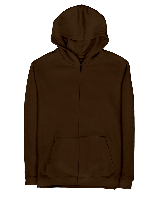 Basic - Blackmend Brown | Unisex Adult Zipup - Basic Zipup - Unisex - Jobedu Jordan