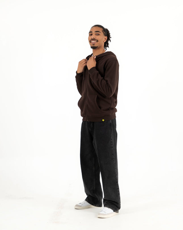 Basic - Blackmend Brown | Unisex Adult Zipup - Basic Zipup - Unisex - Jobedu Jordan