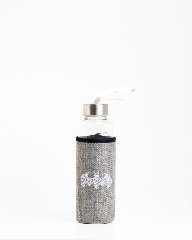 Batman Calligraphy | Premium Water Bottle with Sleeve - Accessories - Premium Water Bottle with Sleeve - Jobedu Jordan