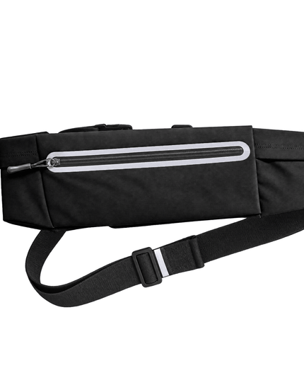 Black | Gym Fany Bag With A Buckle - Accessories - Gym Fany Bag - Jobedu Jordan