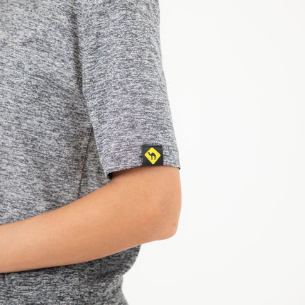 Black medium Heather | T-shirt Unisex Sport Self - Rib - T-shirt Unisex Sport Self - Rib - Jobedu Jordan