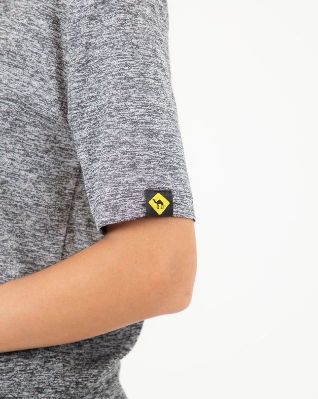 Black medium Heather | T-shirt Unisex Sport Self - Rib - T-shirt Unisex Sport Self - Rib - Jobedu Jordan