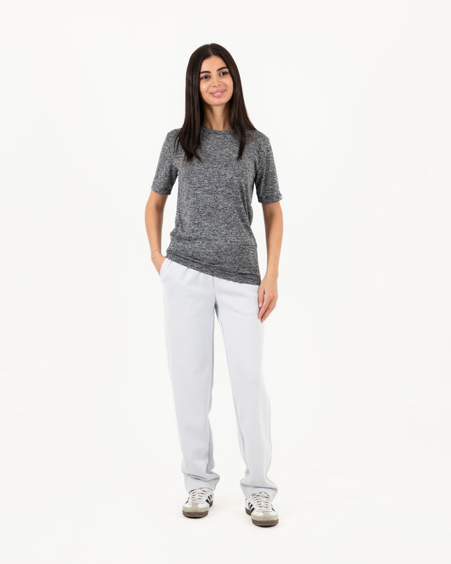 Black medium Heather | T-shirt Unisex Sport Self - Rib - T-shirt Unisex Sport Self - Rib - Jobedu Jordan