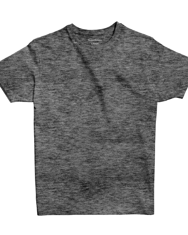 Black medium Heather | T-shirt Unisex Sport Self - Rib - T-shirt Unisex Sport Self - Rib - Jobedu Jordan