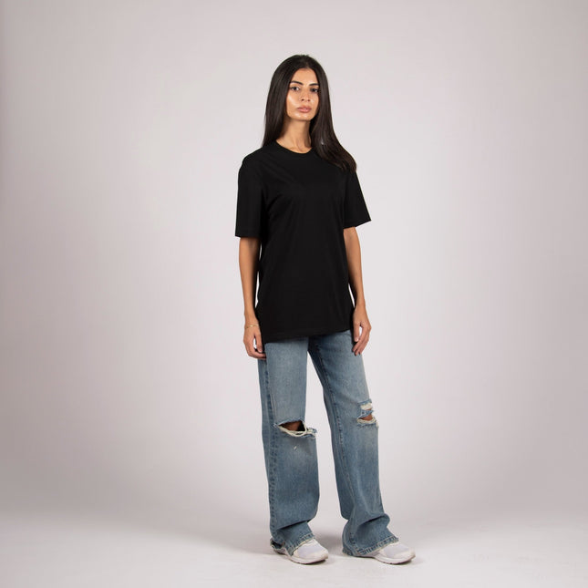 Black | Premium Super Basic Cut T-Shirt - SuperBasic Premium Cut T-Shirt - Unisex - Jobedu Jordan