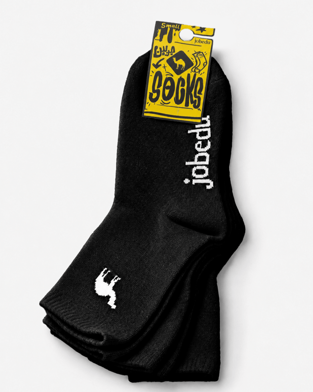 Black Socks | Regular - Socks - Jobedu Jordan
