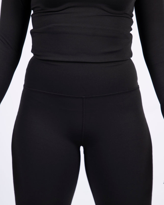 Black | Women's Soft Knit Flare Leggings - Women's Soft Knit Flare Leggings - Jobedu Jordan