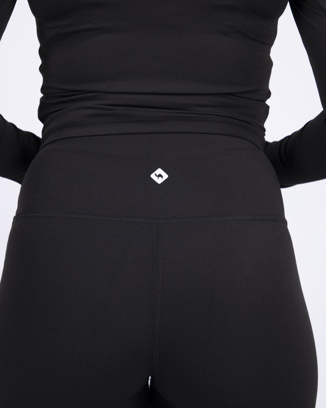 Black | Women's Soft Knit Flare Leggings - Women's Soft Knit Flare Leggings - Jobedu Jordan