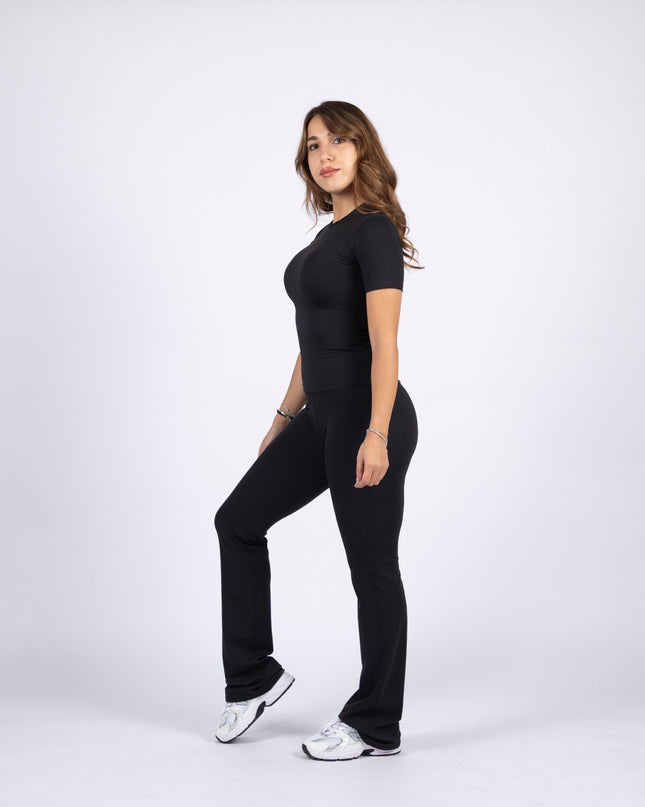 Black | Women's Soft Knit Tshirt - Women's Soft Knit Tshirt - Jobedu Jordan