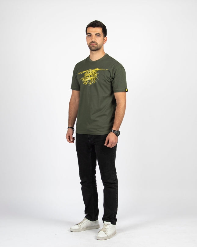 Blackhawk | Basic Cut T-shirt - Graphic T-Shirt - Unisex - Jobedu Jordan