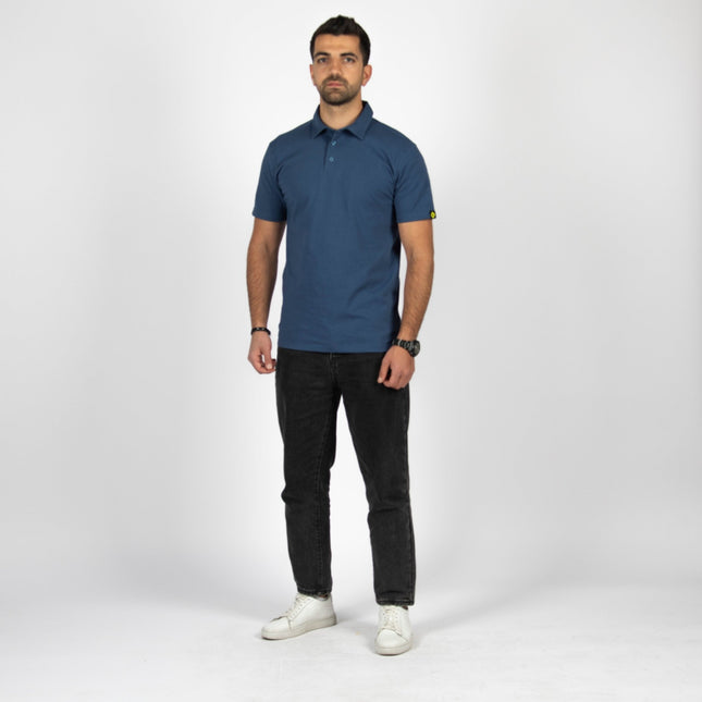Burnt Navy Blue | Adult Short Sleeve Polo - Basic Polo T-Shirt - Jobedu Jordan