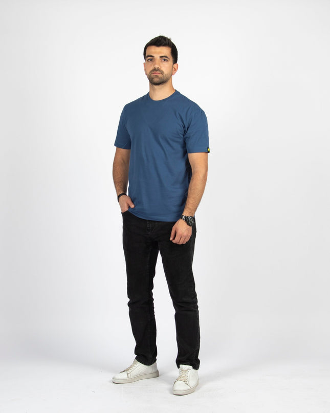 Burnt Navy Blue | Basic Cut T-shirt - Basic T-Shirt - Unisex - Jobedu Jordan