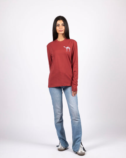 Camel Join The tribe | Adult Graphic Longsleeve Tshirt - Adult Graphic Longsleeve Tshirt - Jobedu Jordan
