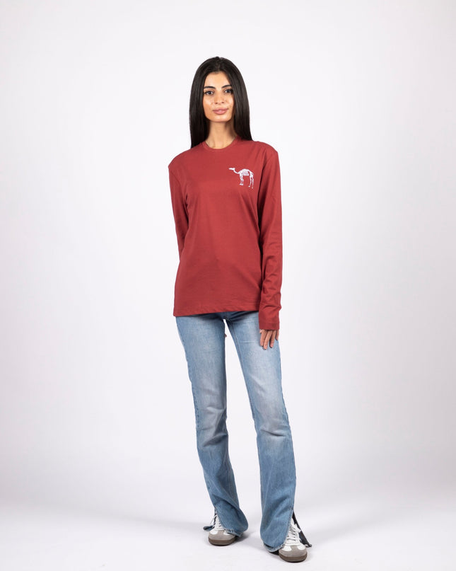 Camel Join The tribe | Adult Graphic Longsleeve Tshirt - Adult Graphic Longsleeve Tshirt - Jobedu Jordan