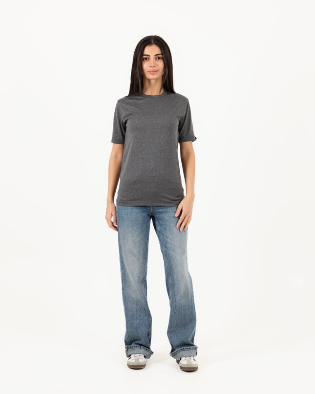 Carbon Heather | T-shirt Unisex Sport Self - Rib - T-shirt Unisex Sport Self - Rib - Jobedu Jordan