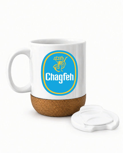 Chagfeh | Soft Wooden Plate Mug - Accessories - Soft Wooden Plate Mug - Jobedu Jordan