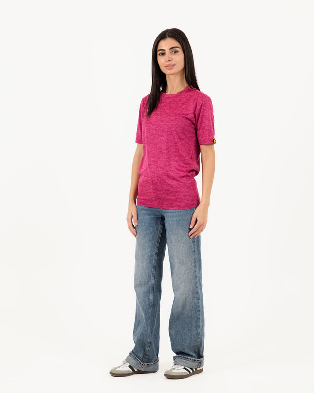 Charged Cherry Heather | T-shirt Unisex Sport Self - Rib - T-shirt Unisex Sport Self - Rib - Jobedu Jordan