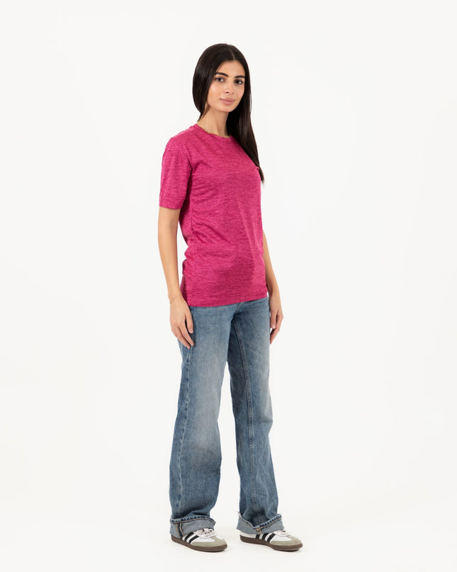 Charged Cherry Heather | T-shirt Unisex Sport Self - Rib - T-shirt Unisex Sport Self - Rib - Jobedu Jordan