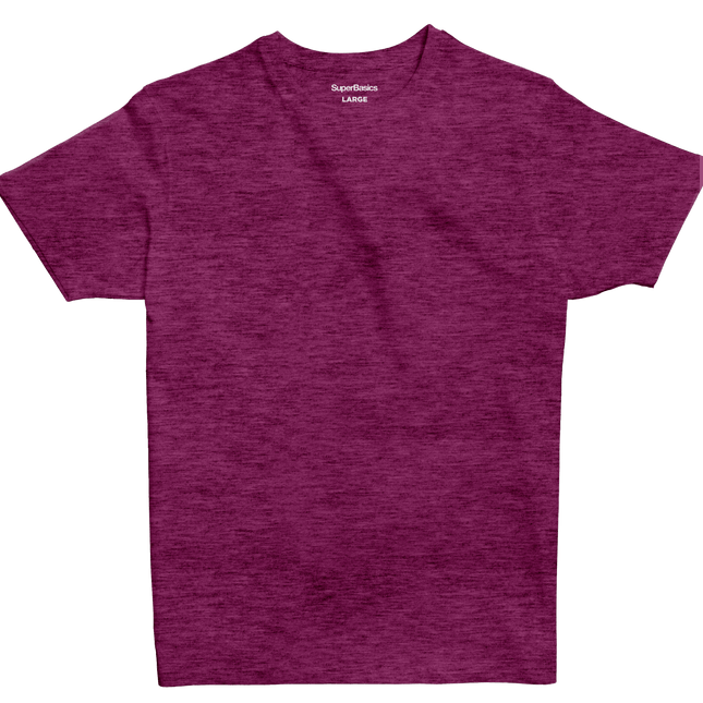 Charged Cherry Heather | T-shirt Unisex Sport Self - Rib - T-shirt Unisex Sport Self - Rib - Jobedu Jordan