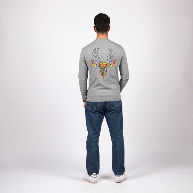 deer | Adult Graphic Longsleeve Tshirt - Adult Graphic Longsleeve Tshirt - Jobedu Jordan