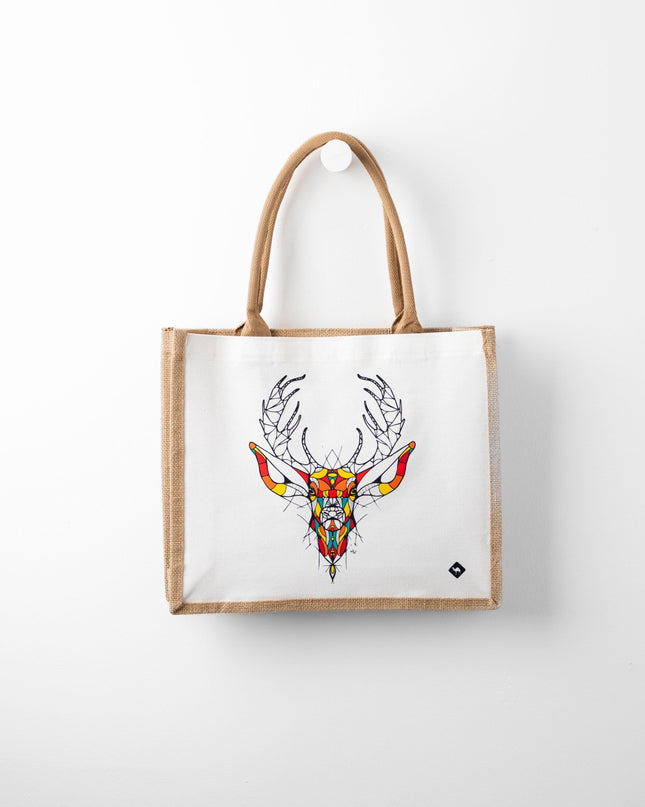 Deer | Jute Bag - Accessories - Jute Bags - Jobedu Jordan