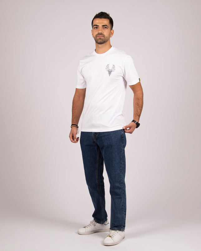 Deer | Premium SuperBasic Ghraphic T-Shirt - Premium Super Basic Cut T-Shirt - Unisex - Jobedu Jordan