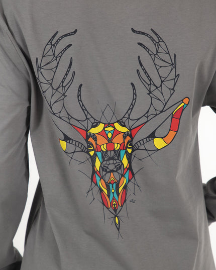Deer | Premium T-shirt Unisex Longsleeve Basic Cut - Premium T-shirt Unisex Longsleeve Basic Cut - Jobedu Jordan