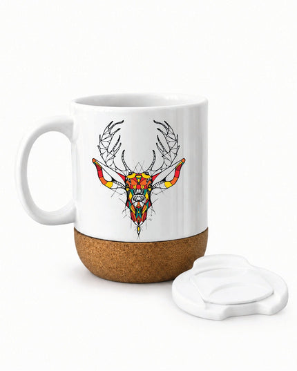 Deer | Soft Wooden Plate Mug - Accessories - Soft Wooden Plate Mug - Jobedu Jordan