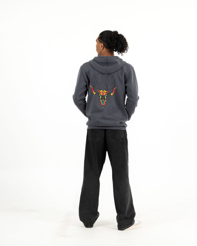 Deer | Unisex Adult Zipup - Graphic Zipup - Unisex - Jobedu Jordan