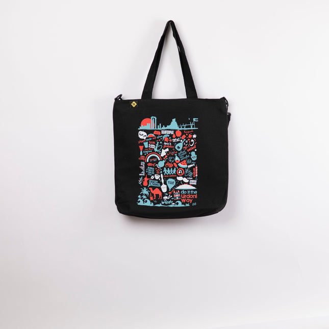 Do It The Urdoni way | Black Totebag Black Hanged - Accessories - Totebag Hanged - Jobedu Jordan