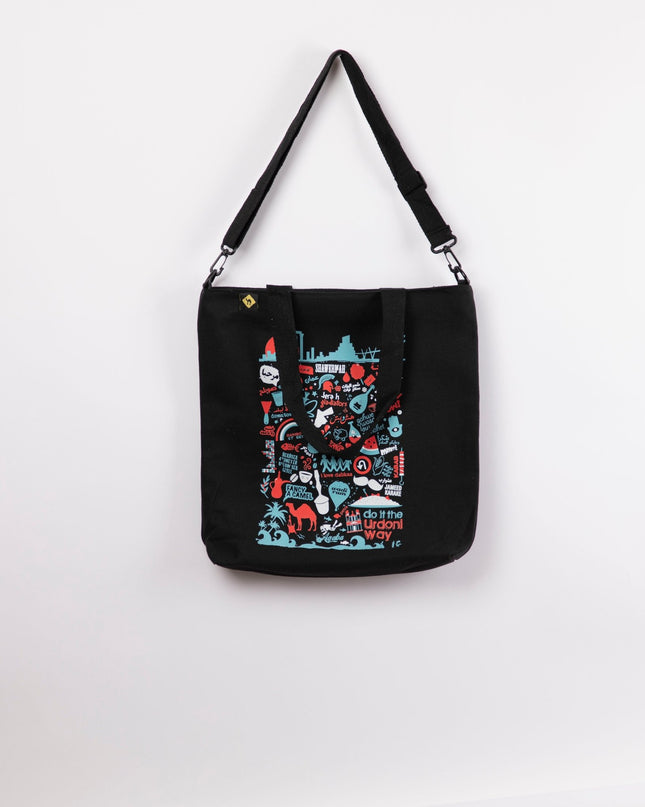 Do It The Urdoni way | Black Totebag Black Hanged - Accessories - Totebag Hanged - Jobedu Jordan