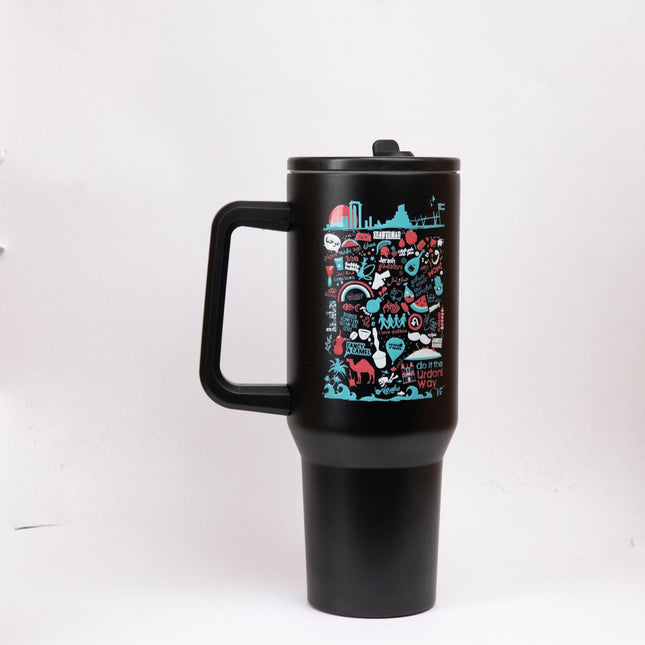 Do It The Urdoni Way | Fixed Straw Water Bottle - Accessories - Fixed Straw Water Bottle - Jobedu Jordan