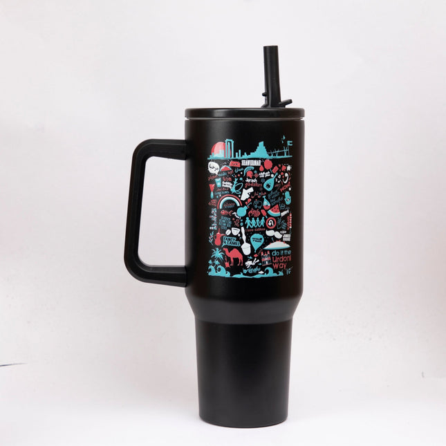 Do It The Urdoni Way | Fixed Straw Water Bottle - Accessories - Fixed Straw Water Bottle - Jobedu Jordan