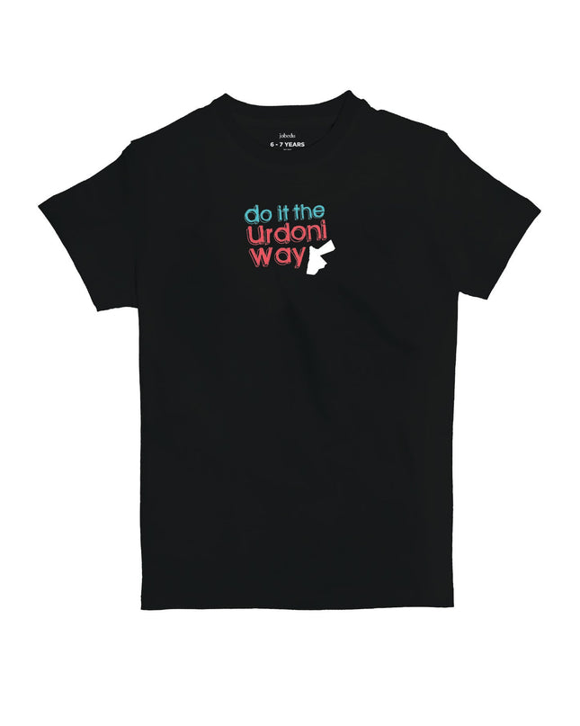 Do It The Urdoni Way | Kid's Basic Cut T-shirt - Graphic T-Shirt - Kids - Jobedu Jordan