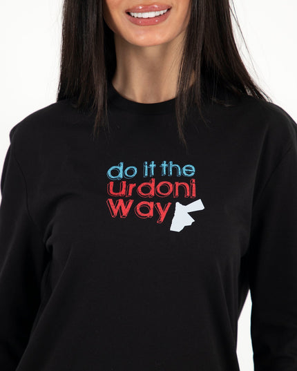 Do It The Urdoni Way | Premium T-shirt Unisex Longsleeve Basic Cut - Premium T-shirt Unisex Longsleeve Basic Cut - Jobedu Jordan