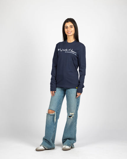 Farha 1948 | Adult Graphic Longsleeve Tshirt - Adult Graphic Longsleeve Tshirt - Jobedu Jordan