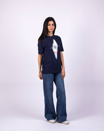 Farha Eye | Basic Cut T-shirt - Graphic T-Shirt - Unisex - Jobedu Jordan
