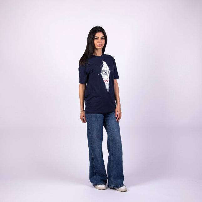 Farha Eye | Basic Cut T-shirt - Graphic T-Shirt - Unisex - Jobedu Jordan