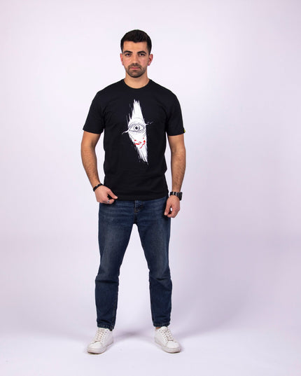 Farha Eye | Basic Cut T-shirt - Graphic T-Shirt - Unisex - Jobedu Jordan