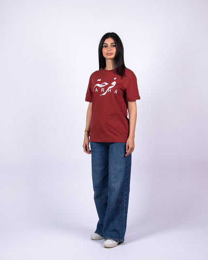 Farha Logo | Basic Cut T-shirt - Graphic T-Shirt - Unisex - Jobedu Jordan