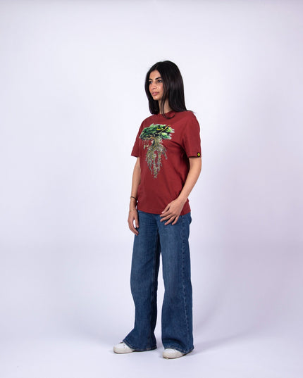 Farha Tree | Basic Cut T-shirt - Graphic T-Shirt - Unisex - Jobedu Jordan