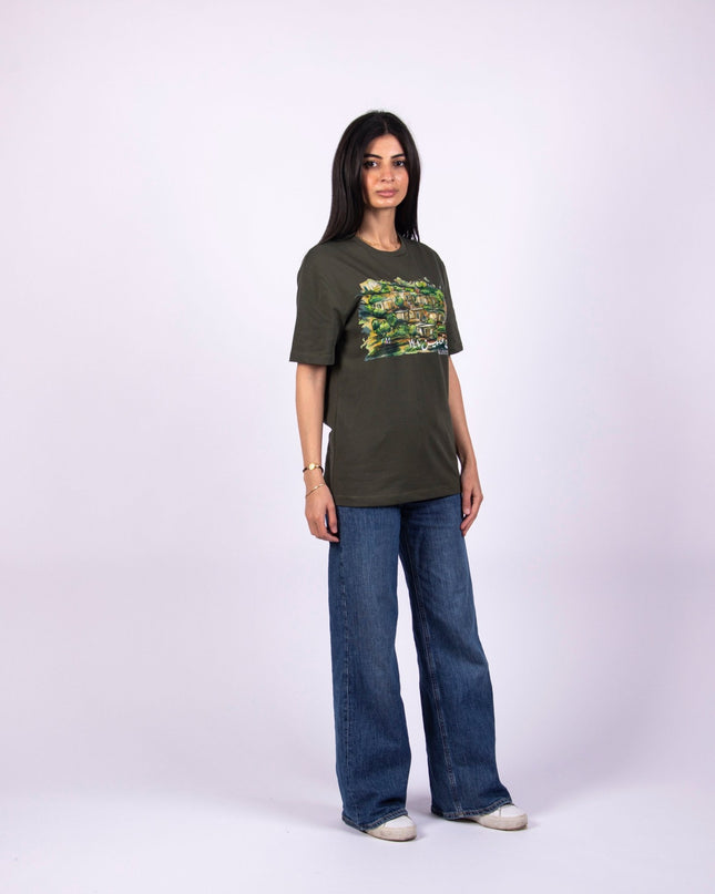 Farha Village | Basic Cut T-shirt - Graphic T-Shirt - Unisex - Jobedu Jordan