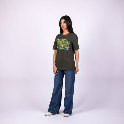 Farha Village | Basic Cut T-shirt - Graphic T-Shirt - Unisex - Jobedu Jordan