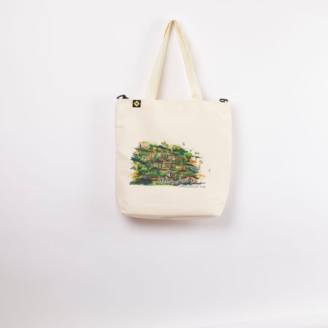 Farha Village | Off White Totebag Hanged - Accessories - OffWhite Totebag Hanged - Jobedu Jordan