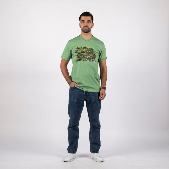 Farha Village | Premium SuperBasic Ghraphic T-Shirt - Premium Super Basic Cut T-Shirt - Unisex - Jobedu Jordan