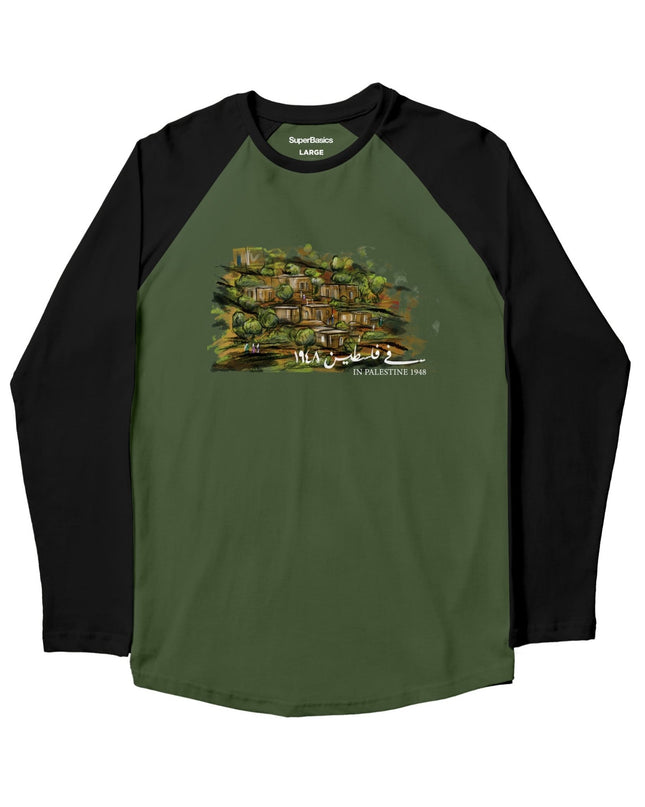 Farha Village | Unisex Baseball T-shirt - Graphic Baseball T-Shirt - Unisex - Jobedu Jordan