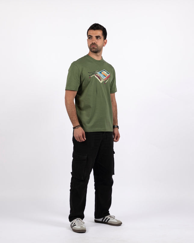Farha Visit Palestine | Basic Cut T-shirt - Graphic T-Shirt - Unisex - Jobedu Jordan